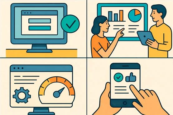 Основные виды тестирования программного обеспечения: интерфейс, производительность, аналитика и пользовательское взаимодействие