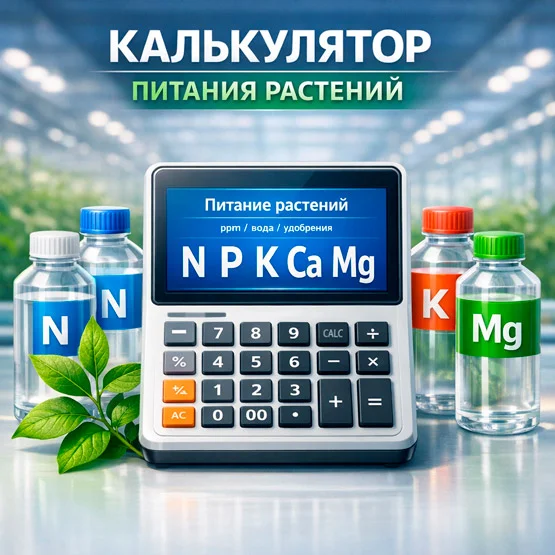Калькулятор соотношения питания растений
